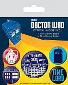 Doctor Who Pin Badges 5-Pack Exterminate