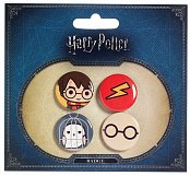 Harry Potter Cutie Button Badge 4-Pack Harry Potter & Hedwig
