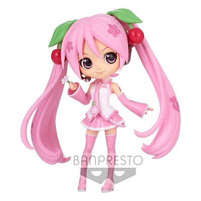 Hatsune Miku Q Posket Mini Figure Sakura Miku Ver. A 14 cm
