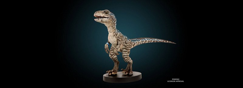 Jurassic World Fallen Kingdom Statue 1 1 Baby Blue 61 Cm