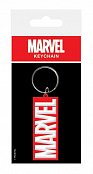 Marvel Comics Rubber Keychain Logo 6 cm