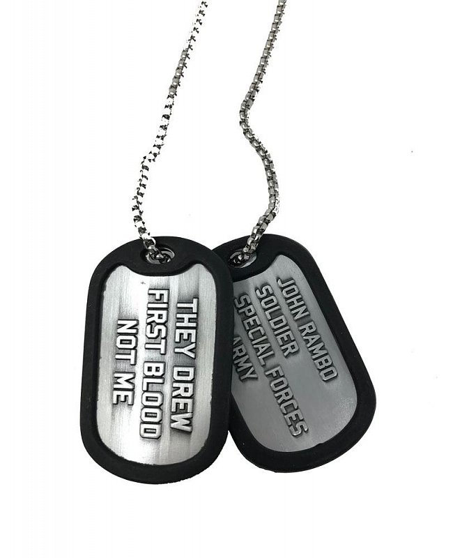 Officially Licensed AC/DC Dog Tag Pendant Necklace