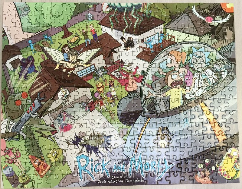 Offiziell Lizenziertes Rick and Morty Puzzle LC Exclusive 