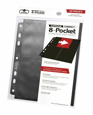 8-Pocket Compact Pages Ultimate Guard 10 * Pocket Pages 