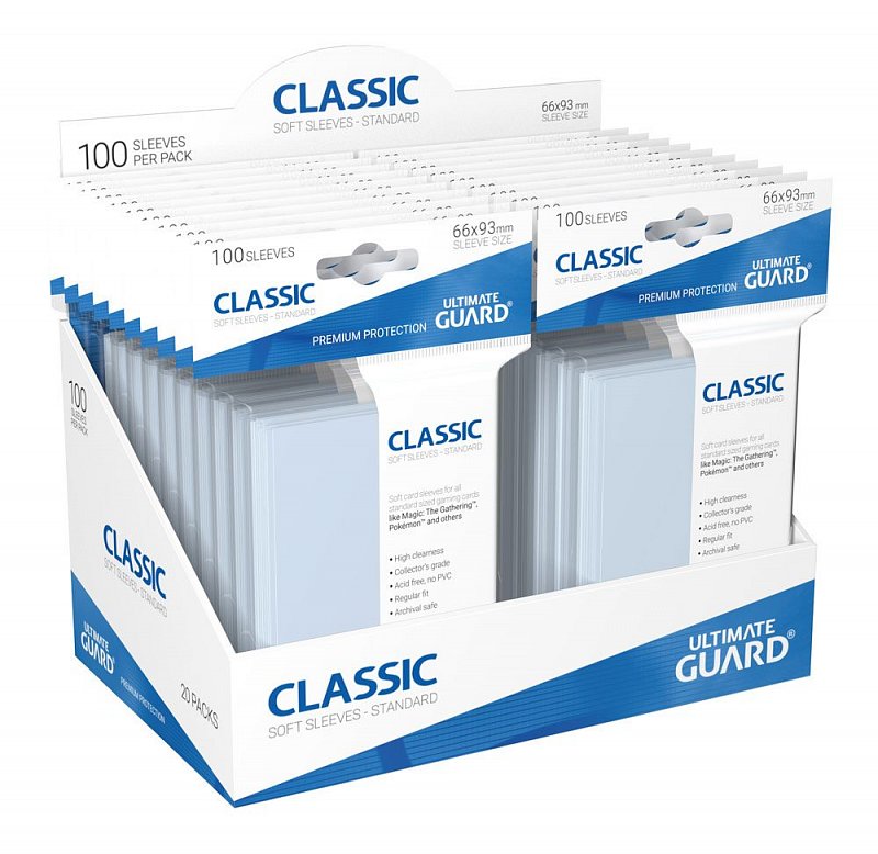 Ultimate Guard Classic Soft Sleeves 66x93mm 100 