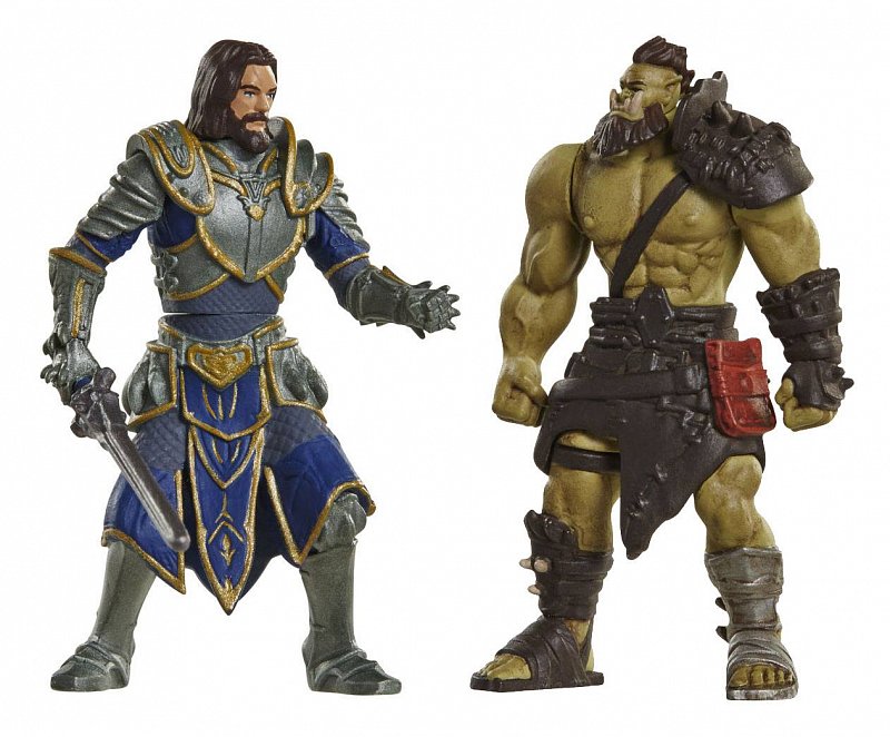 Warcraft Figur 6 cm 2 Pack Lothar & Horde Warrior 